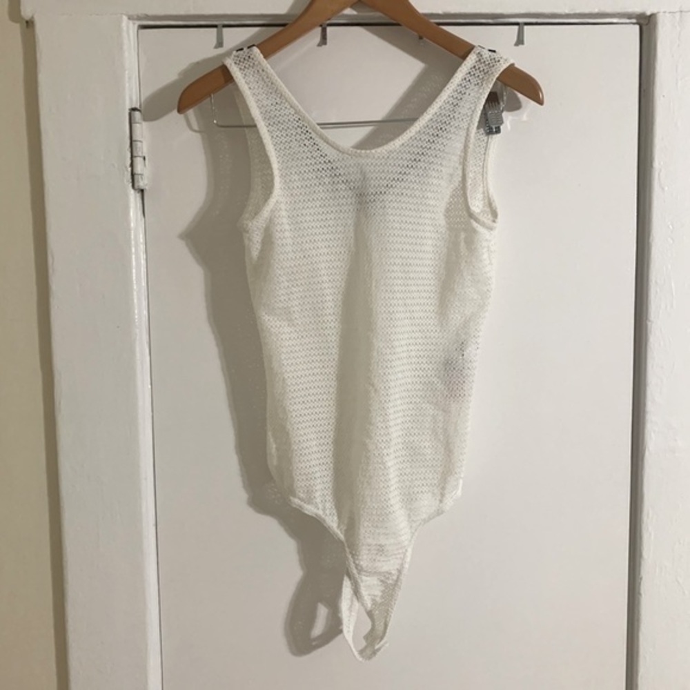 Noisy May‎ ate textured Sheer Bodysuit Small